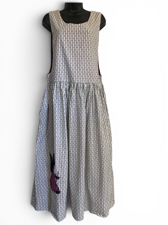 Betsy's Dresses & Skirts - Vintage 90s Cottagecore Grannycore Betsy's Christmas Pinafore Apron Dress Sz L